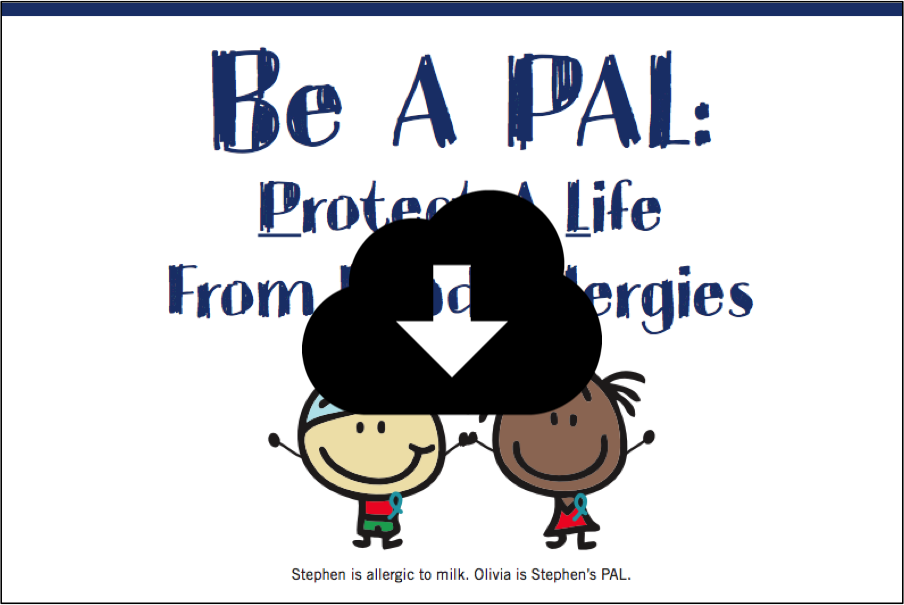 Be a PAL Food Allergy Poster