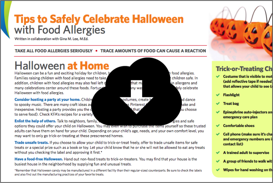 Tips to Safely Celebrate Halloween with Food Allergies