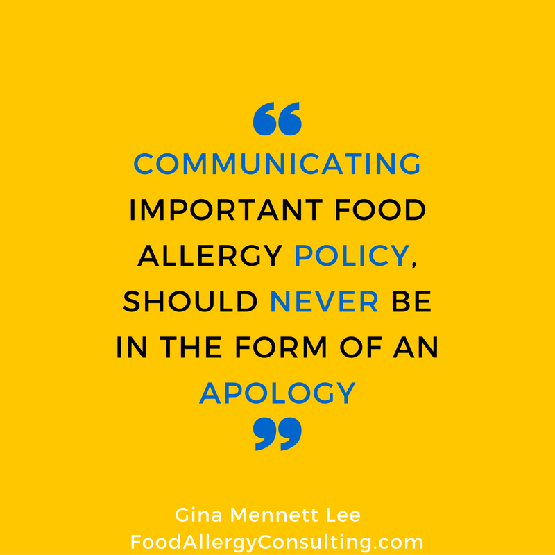 communicating-important-food-allergy-policy-should-never-be-in-the-form-of-an-apology